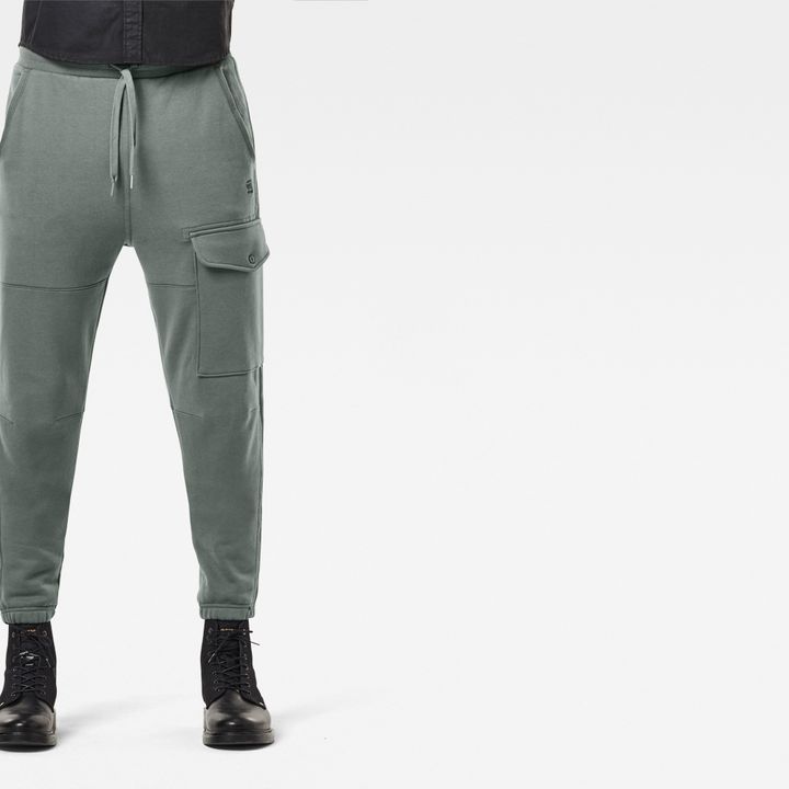 Side Stripe Utility Sweatpants Grey G STAR IE