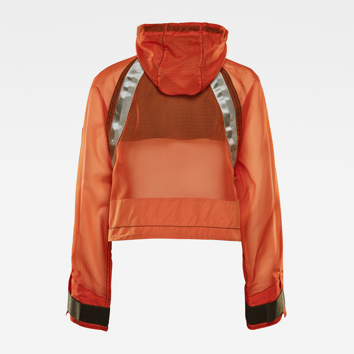 Orange windbreaker womens outlet