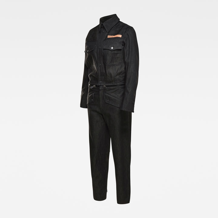E Moto Uniform Jumpsuit | ブラック | G-STAR® JP