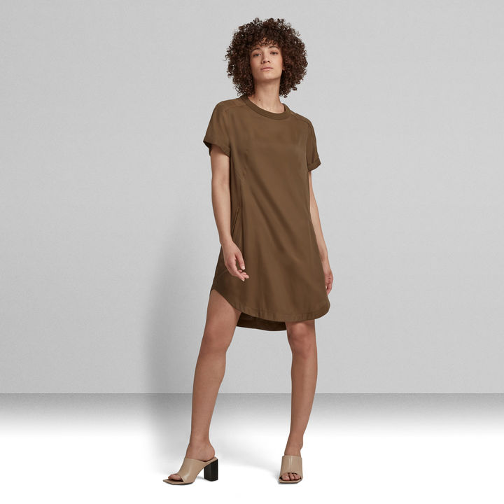 Woven Tee Dress Green G STAR IL