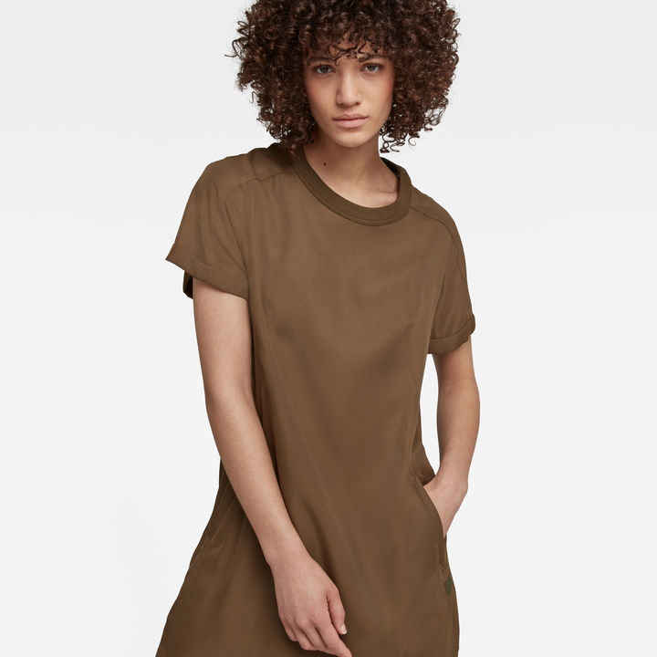 Woven tee jurk g star outlet