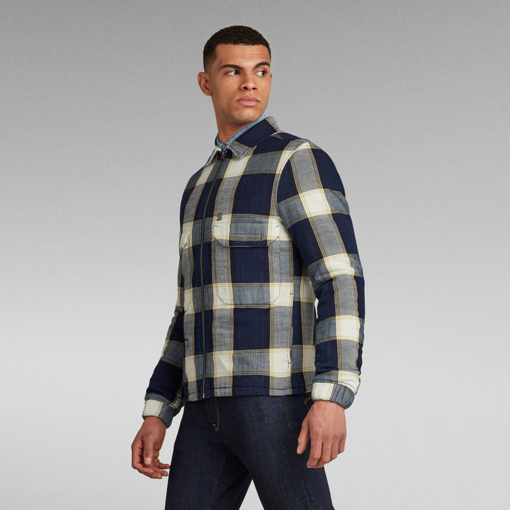XPO Indigo Check Overshirt