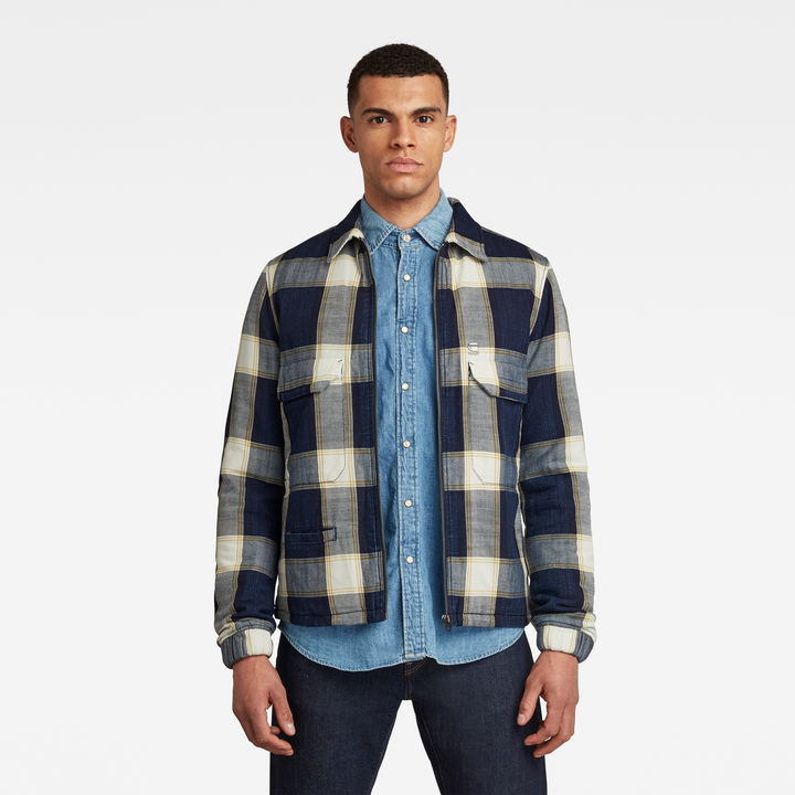 XPO Indigo Check Overshirt