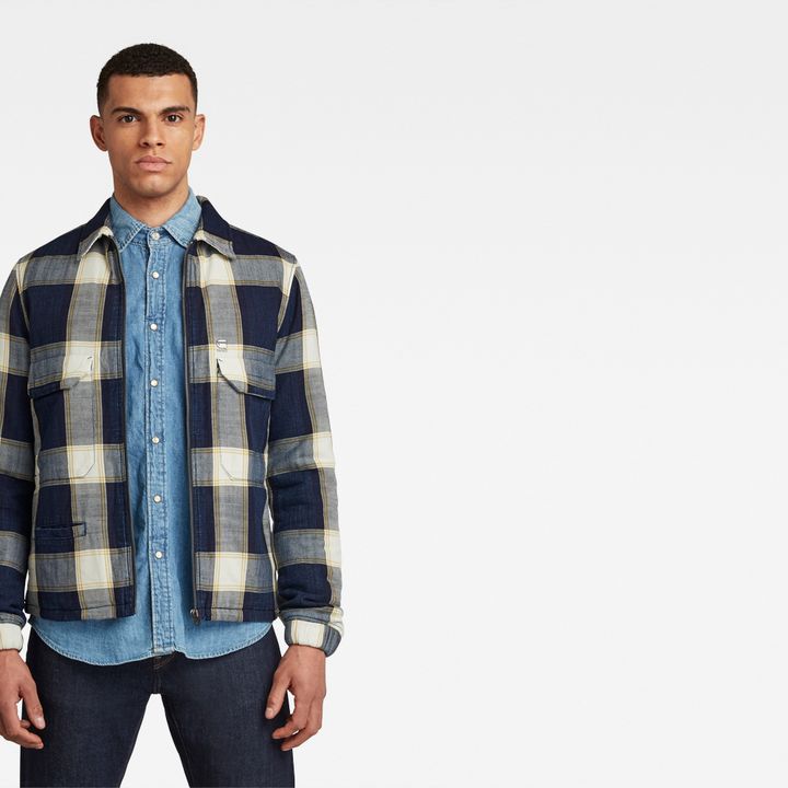 XPO Indigo Check Overshirt