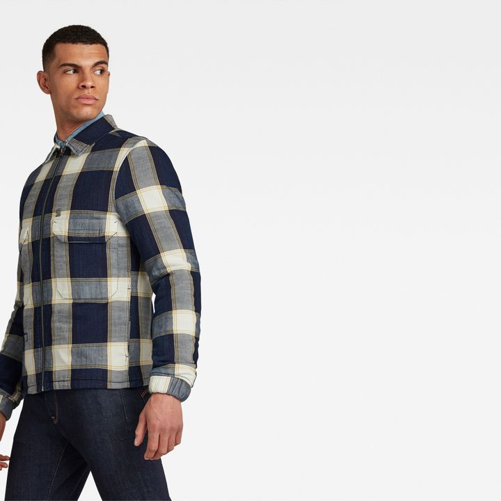 XPO Indigo Check Overshirt