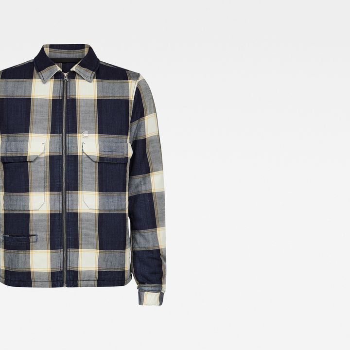 XPO Indigo Check Overshirt