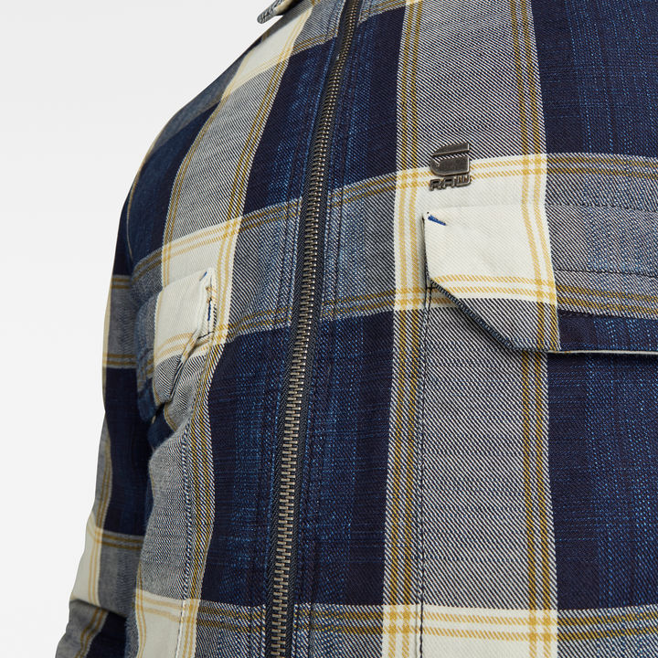 XPO Indigo Check Overshirt