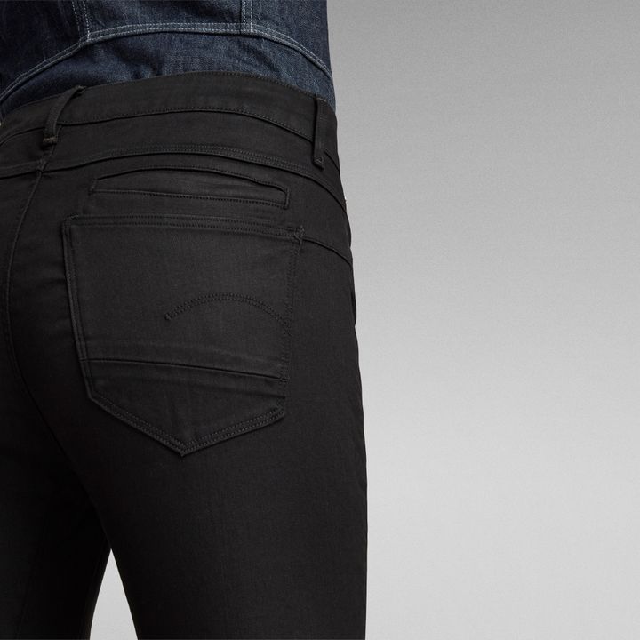 D-Staq-R Mid Boyfriend Slim Jeans | Black | G-STAR® US
