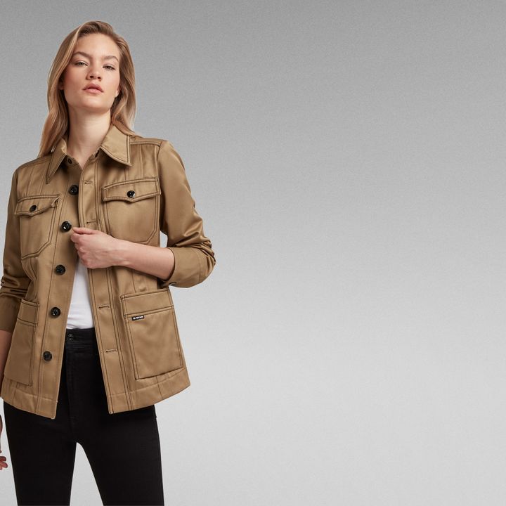 Slim fit field jacket 2025