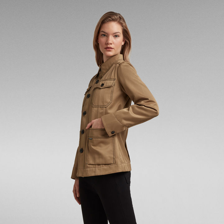 Slim field jacket outlet