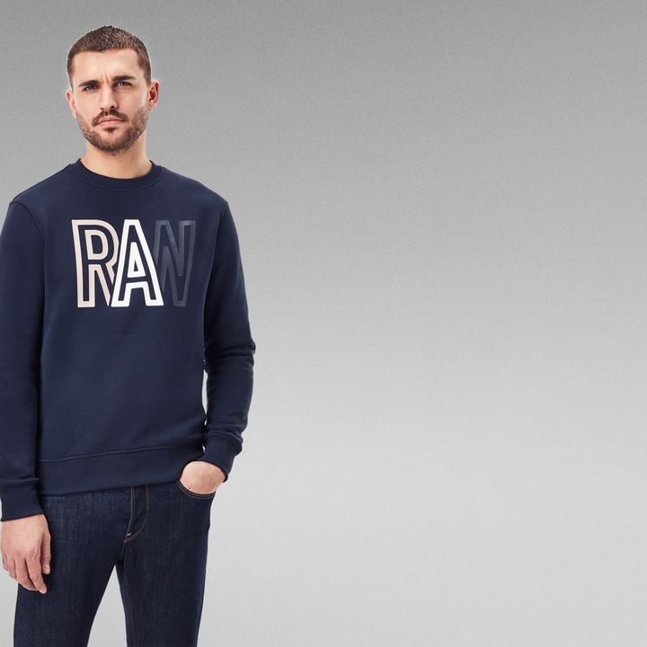 Raw Sweater Dark blue G STAR KR