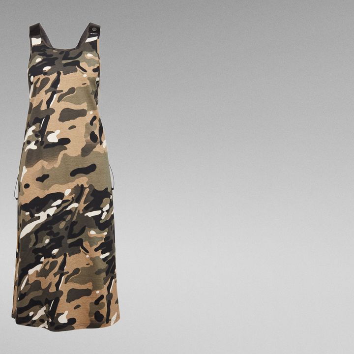Camo dungaree dress cheap