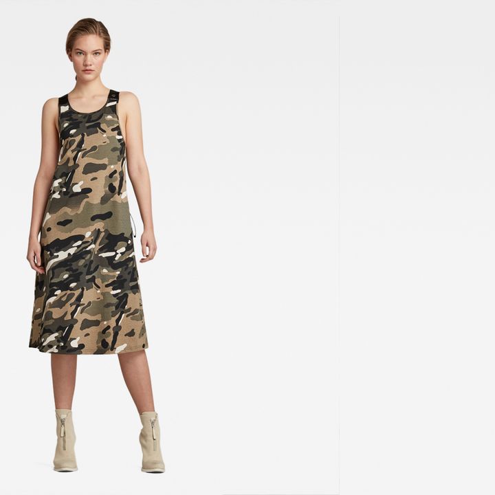 Camo dungaree dress cheap