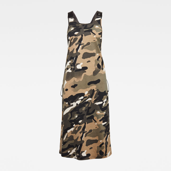 A Line Dungaree Camo Dress Multi color G STAR KR