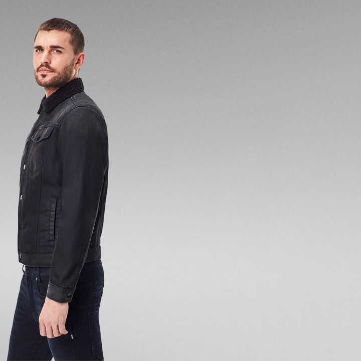 G star 3301 slim sherpa jacket deals
