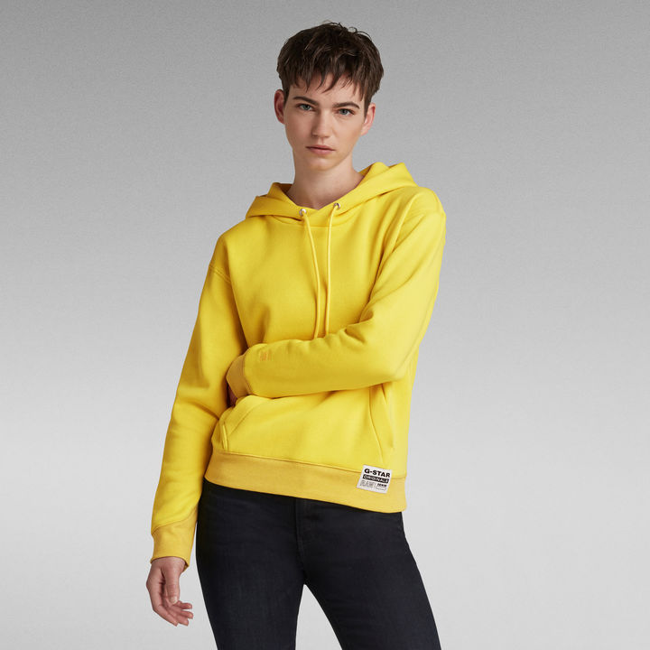 Yellow g star hoodie online