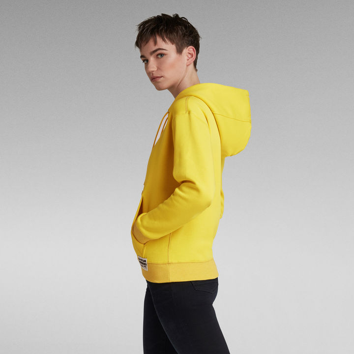 Premium Core Hooded Sweater Yellow G STAR US