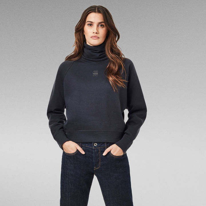 Loose high neck sweater best sale