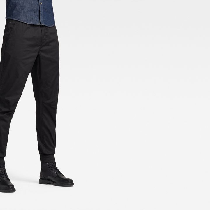 Chino Relaxed Cuffed Trainer | ブラック | G-STAR® JP
