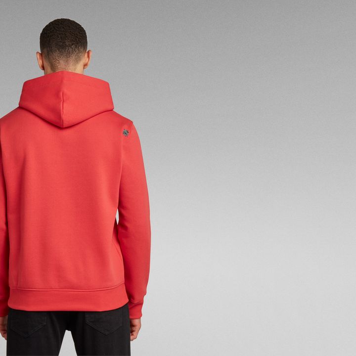 G Star Hooded Sweater Red G STAR US