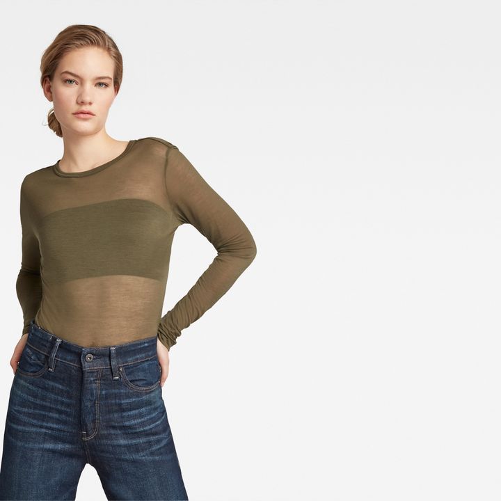 Sheer Graphic Top