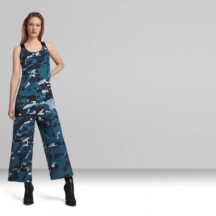 Dungaree Camo Allover Jumpsuit
