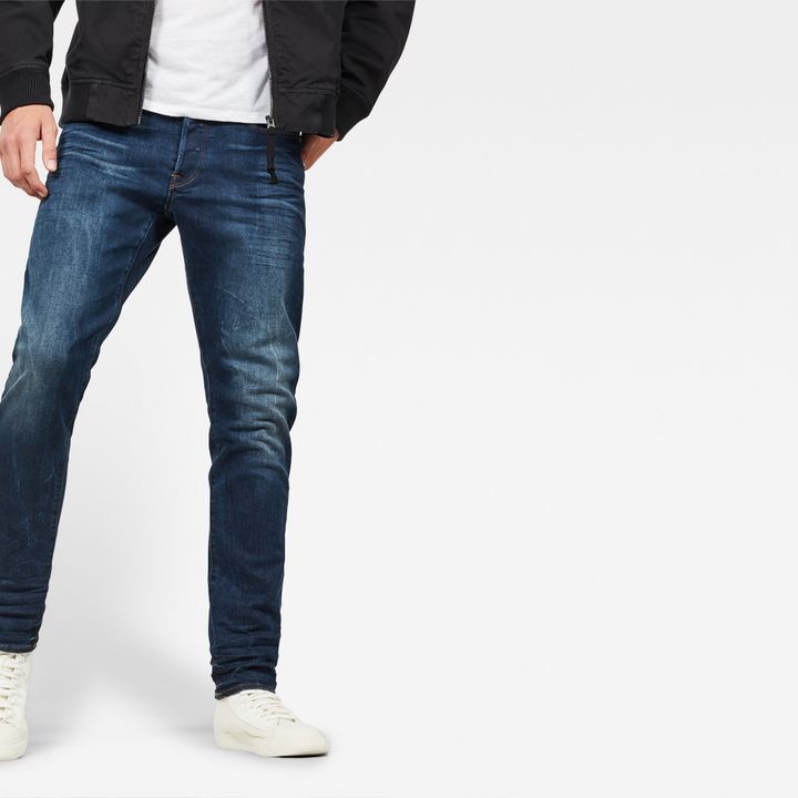 Jean 3301 Regular Tapered Bleu fonce G STAR FR