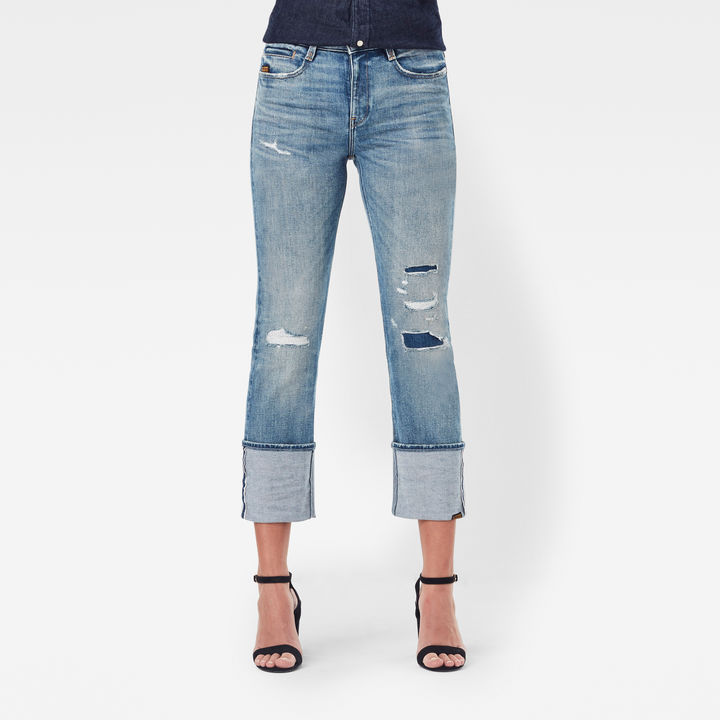 Noxer Straight Selvedge Jeans | Light blue | G-STAR® US