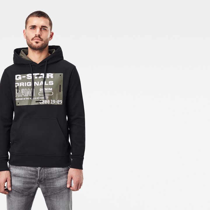 Originals Hoodie Black G STAR TH