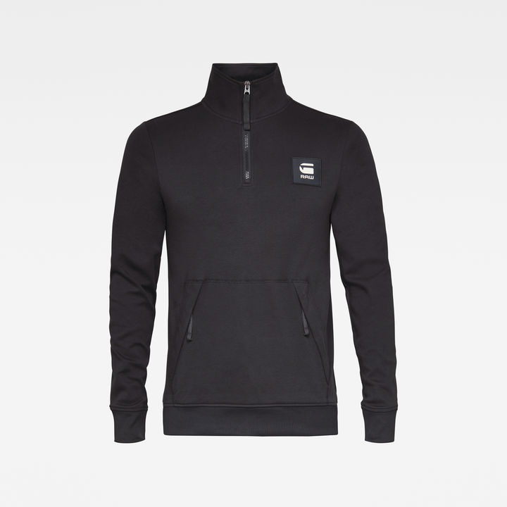 Half zip track sweatshirt store