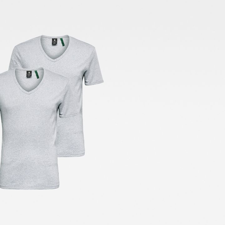 Base T Shirt 2 Pack Grey G STAR JP