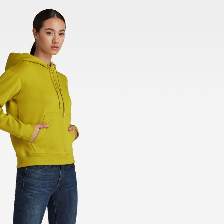 Premium Core Hoodie Yellow G STAR CA