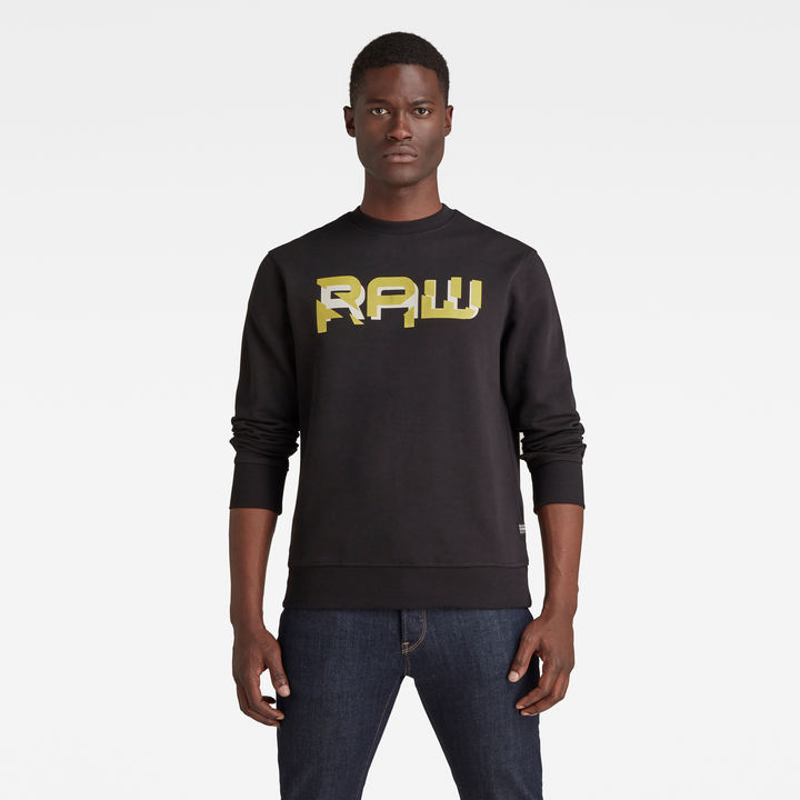 G star raw black sweatshirt discount