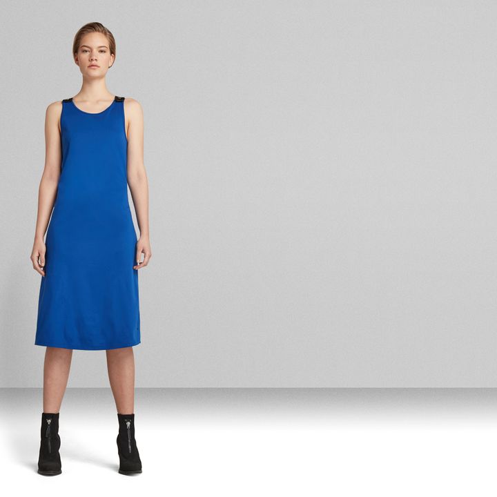 A Line Dungaree Dress Medium blue G STAR KR