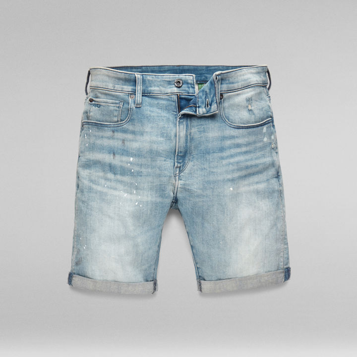 3301 Denim Slim Shorts | Light blue | G-STAR® US