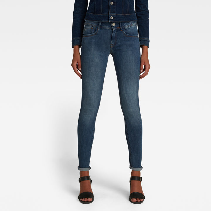 Lynn Super Skinny Jeans Dark blue G STAR US