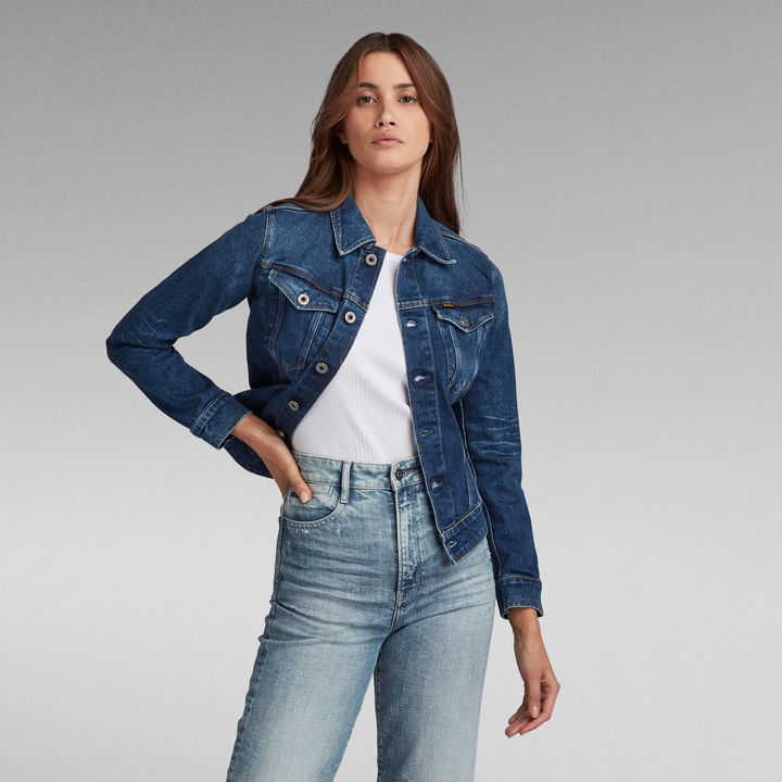 3301 Slim Jacket Medium blue G STAR CA