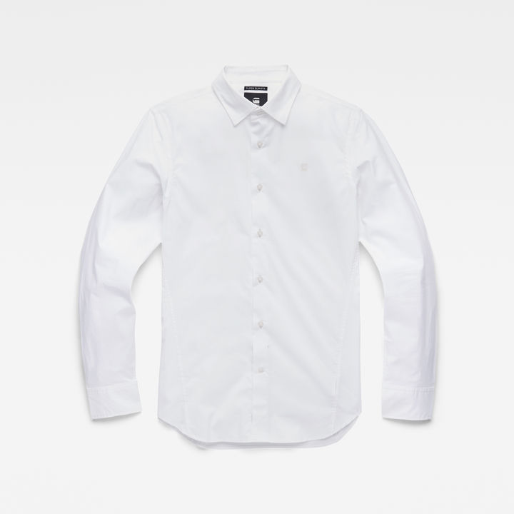 Dressed Super Slim Shirt White G STAR US