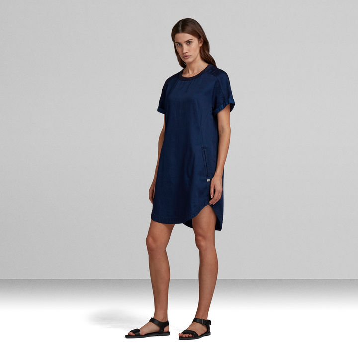 G star woven tee jurk shop