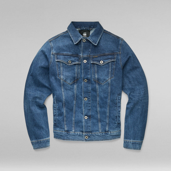 3301 Slim Jacket Medium blue G STAR CA