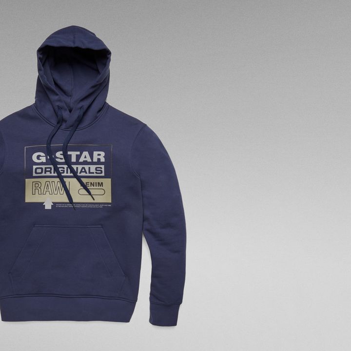 Blue grey hoodie outlet