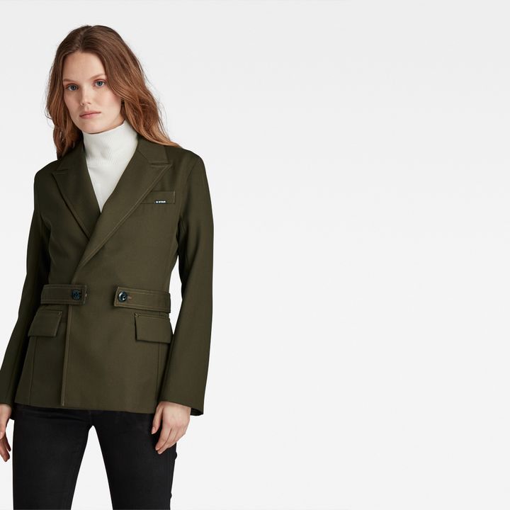 Womens double breasted jackets cheap