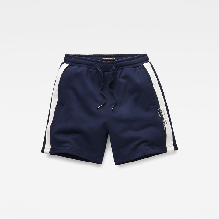 Navy blue sweat shorts discount