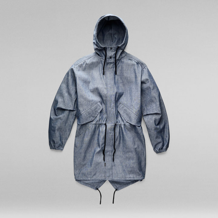 福袋・半額ポスター - クリーニング屋さん専用の通 GSRR Parka Chambray Selvedge Hooded Lightweight ジャケット・アウター