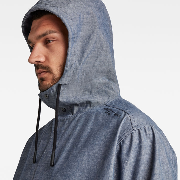 GSRR Lightweight Hooded Selvedge Chambray Parka | G-STAR® PL