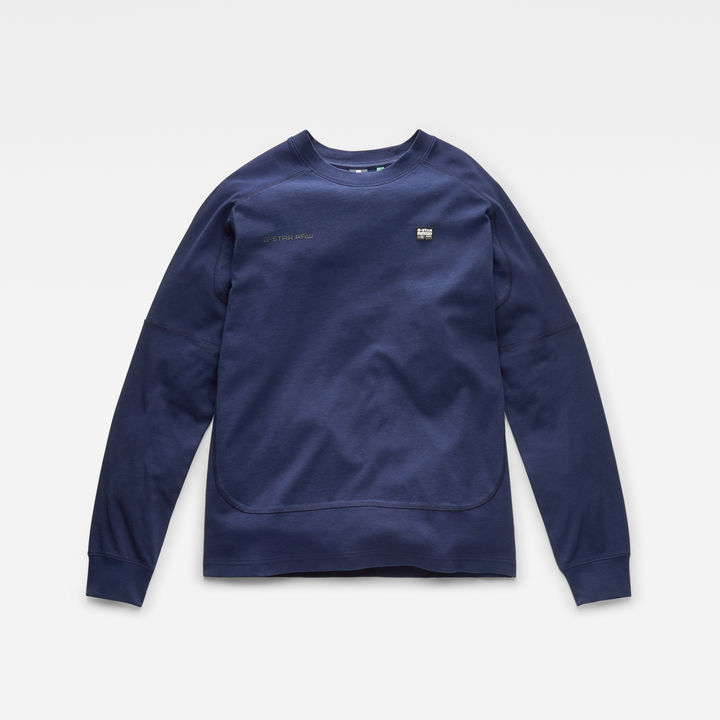 高評価レビュー Medium | T-Shirt Loose Mesh Moto blue US G-STAR® | トップス