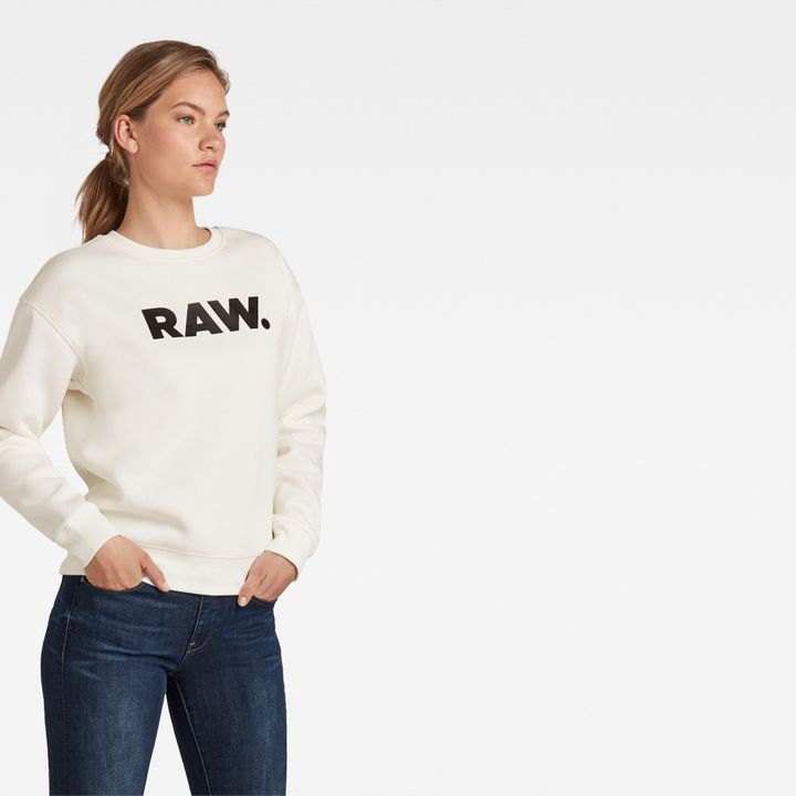 G star crew neck sweatshirt sales