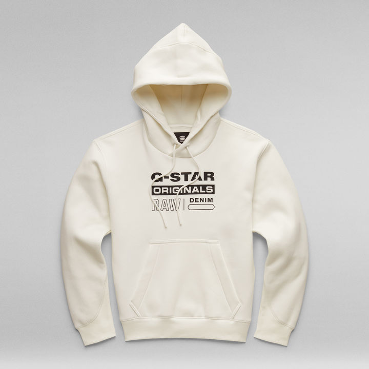 White g star hoodie discount