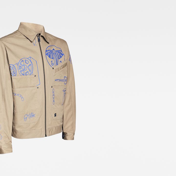 E Trucker Jacket | ベージュ | G-STAR® JP