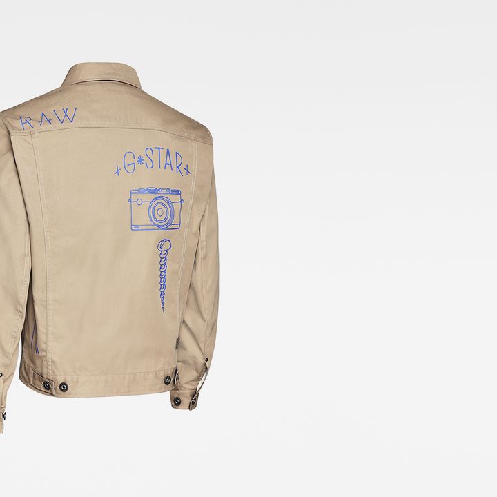 E Trucker Jacket | ベージュ | G-STAR® JP